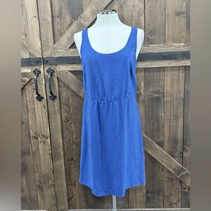 Amanda Uprichard Silk Royal Blue Sleeveless Dress Size M